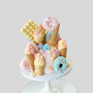 Candyland Ice Cream Cake